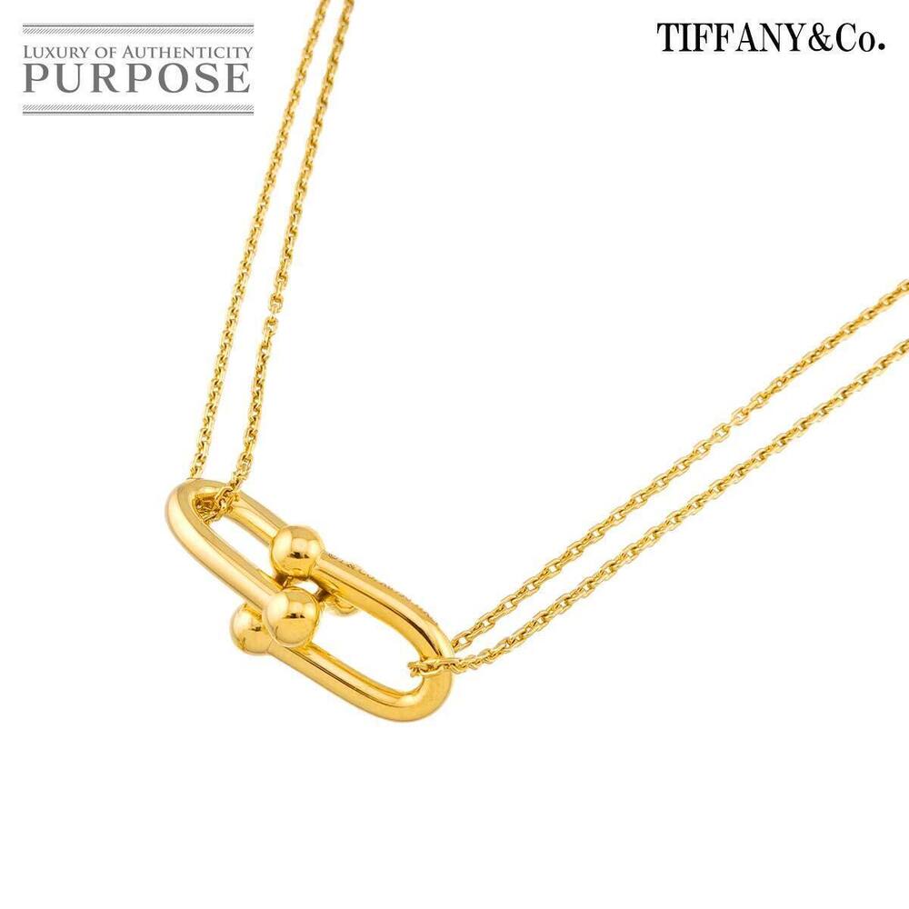 Tiffany Co Double Link Pendant Necklace Fine HardWear Sterling Silver